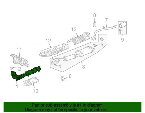 Genuine honda catalytic converter 18160-pzd-s00