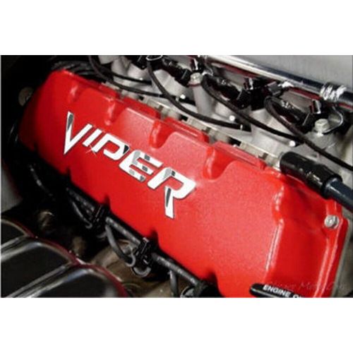 Acc valve cover lettering fits 2008 dodge viper gen4-stainless steel/polished