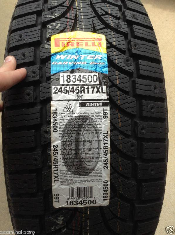 Pirelli winter carving edge  245/45-17 xl tire (single) 