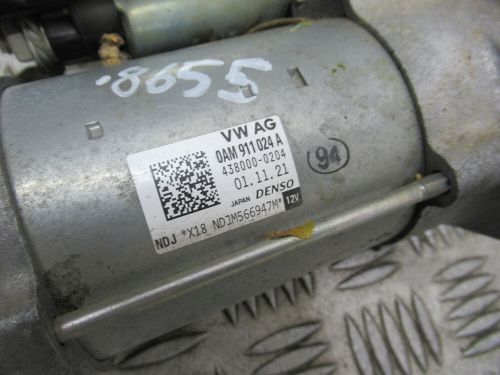 2022 vw taigo style dsg cs 1.0 tsi semi-auto mk1 starter motor (dlaa) *8655