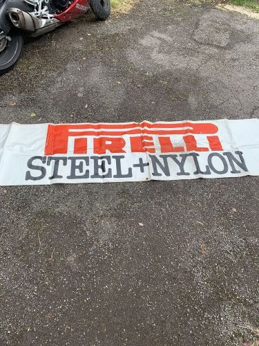 Pirelli workshop/mancave advertising fan banner