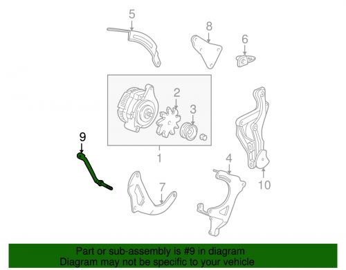 Genuine gm rear brace 14079284