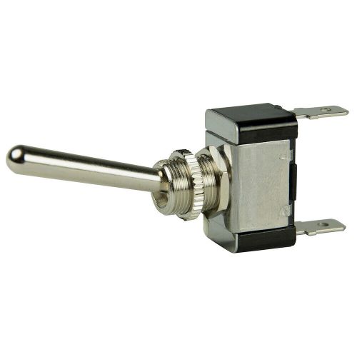 ​bep marine spst chrome plated long handle toggle switch - on/off - 12/24v