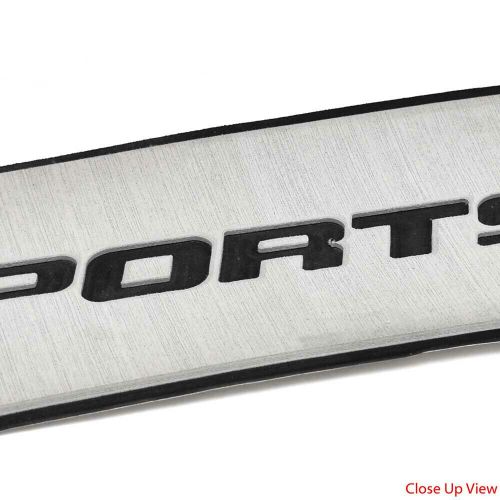 Sportsman boat non-skid mat 115238 | brushed gray foam rubber