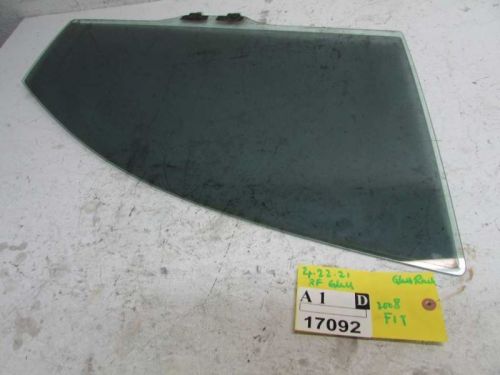 2007-2008 honda fit 1.5l right passenger side front door window glass oem