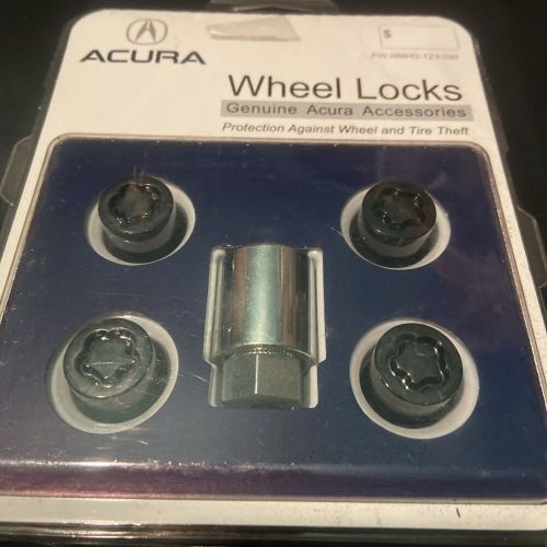 Genuine honda wheel locks chrome finish 08w42-tz3-200