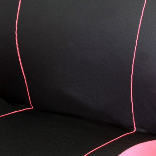 For mazda new car seat covers floor mats set black and pink flat cloth