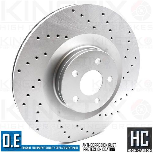 For ford focus rs mk3 drilled front rear brake discs mintex brembo pads 350/302