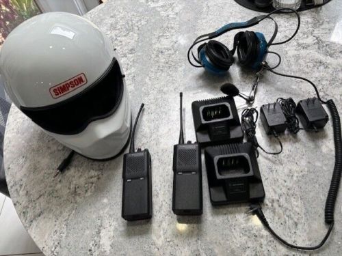 Racing radios headset