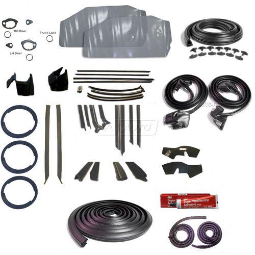 Hardtop weatherstripping seal kit set complete for gran sport cutlass hardtop