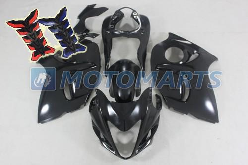 Fairing kit + tank pad for suzuki gsx1300r hayabusa 08 09 2010 2011 2012 lblk