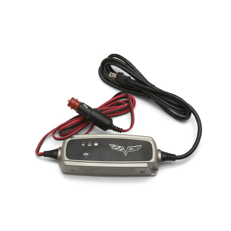 20929740 corvette 2005-2013 battery charger (110v)  with flag logo