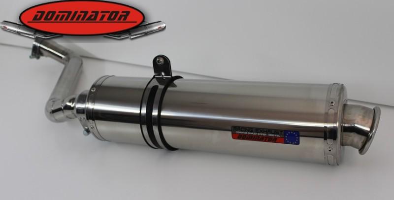 Dominator exhaust bmw f650st f 650 st  round + db killer