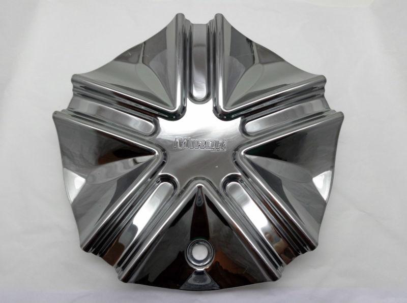 Miror alloys wheel aftermarket center cap cap979l176 black chrome #c13-c092