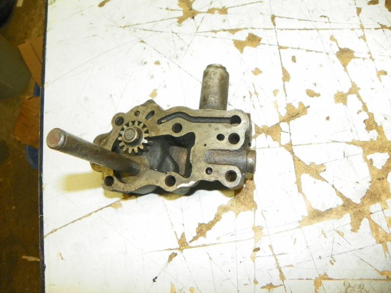 Harley knucklehead panhead cast iron oil pump oem