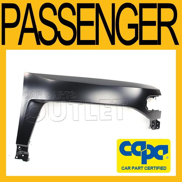 2007-2012 toyota fj cruiser passenger right front fender primed black steel capa