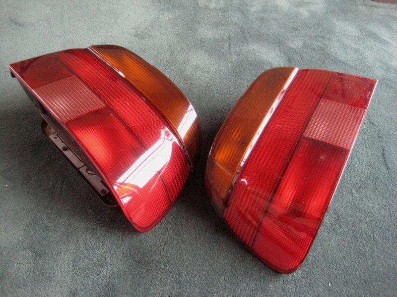 97-00 bmw e39 528 528i 540 oem smoked taillights tail lights set rear 98 99 1998