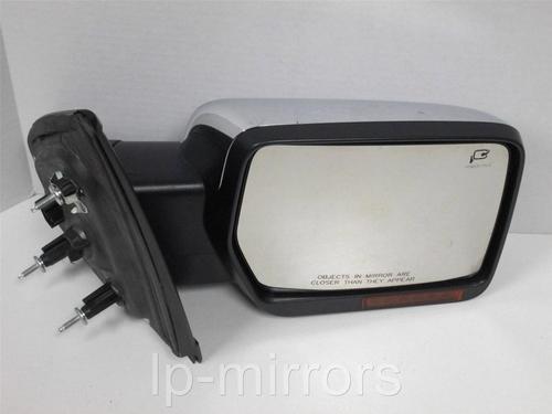 09 10 11 12 ford f150 passenger side signal mirror power fold chrome cover vss