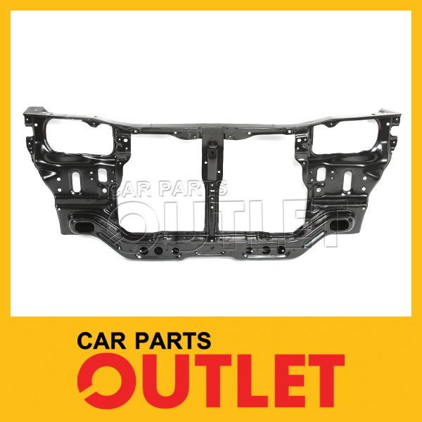 Radiator support assembly primered steel for 1995 1996 hyundai accent l/gt 2/4dr