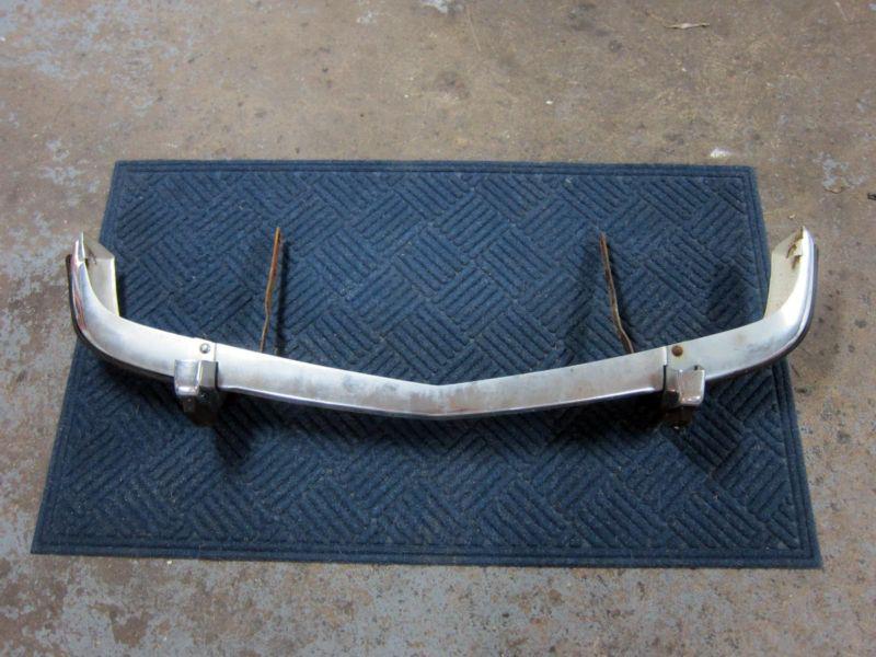 Bmw 1971 e10 1600 2002 tii oem front bumper with bumperettes & mounting brackets