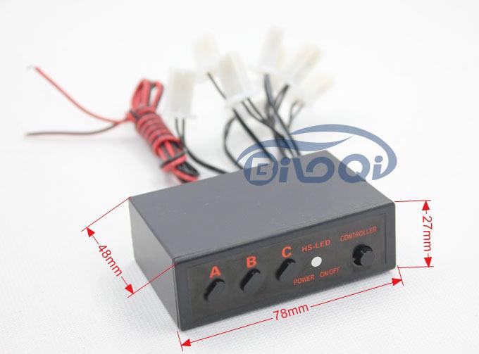 New LED Strobe Flash Light 8 Ways Flasher Flashing Controller Box 3 flash mode , US $18.95, image 2