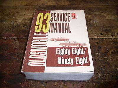 1993 oldsmobile eighty eight\ninety eight factory issue repair manual