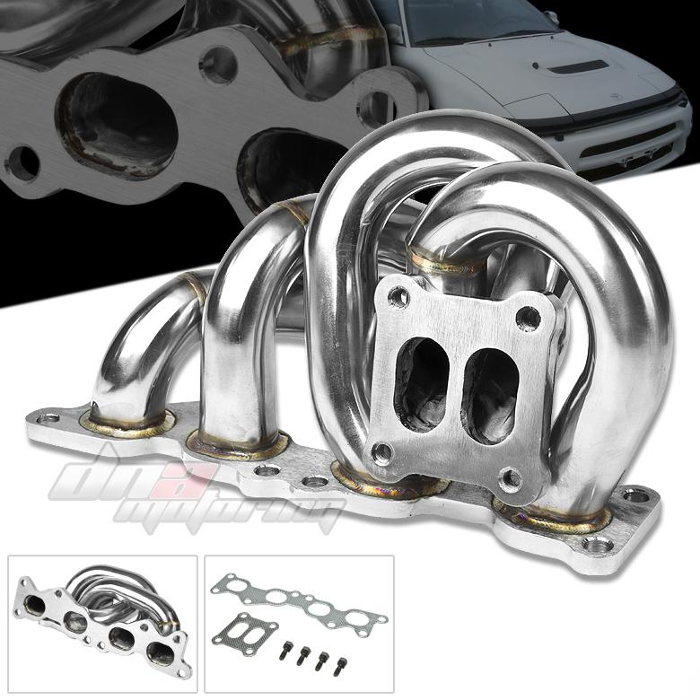 T304 stainless steel 3sgte ct26 celica/mr2 turbo manifold turbocahrger psi boost