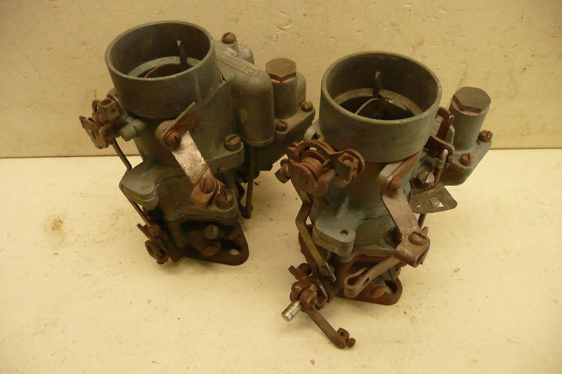 2 carter wa-1 one barrel carburetors 413s