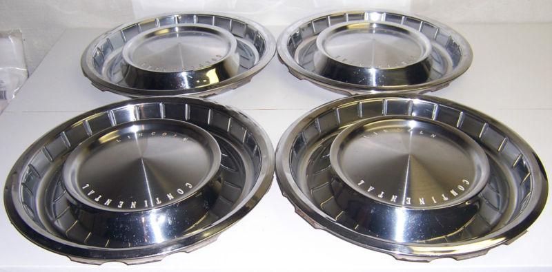 Lincoln continental 1962-1963 hub caps oem fomoco