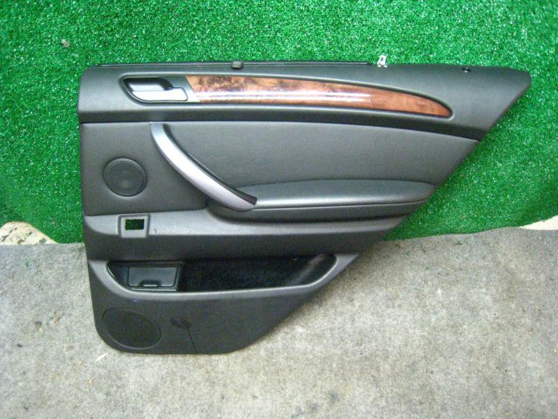 2006 bmw e53 x5 rh rear passenger door panel skin trim w/ sun shade