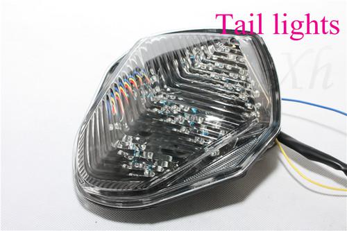 Led tail brake light turn signals fit suzuki gsx-r gsxr1000 2003 2004 clear