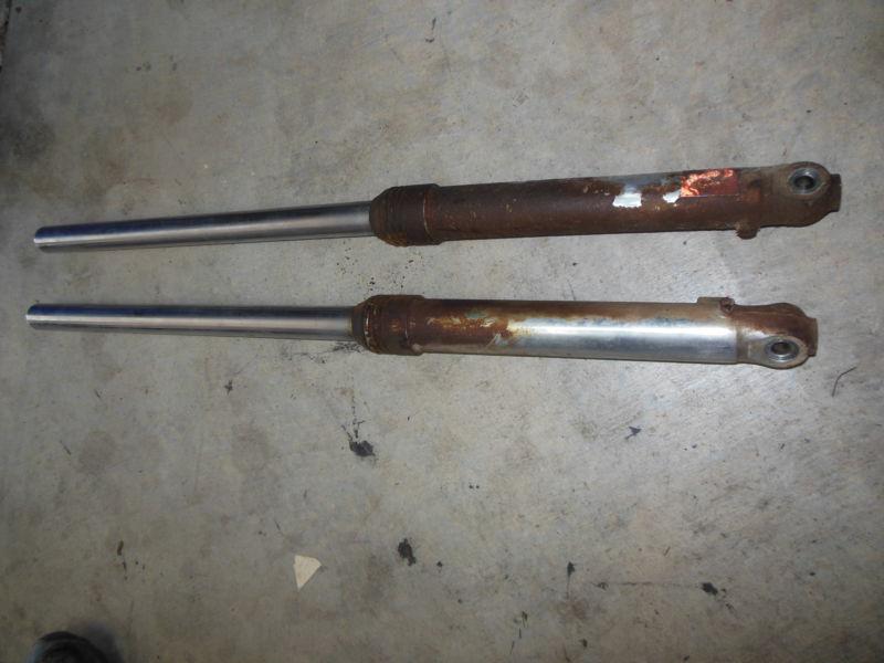 1969 honda sl90-hm fork tubes forks some pitting on chrome need rebuilding dirty