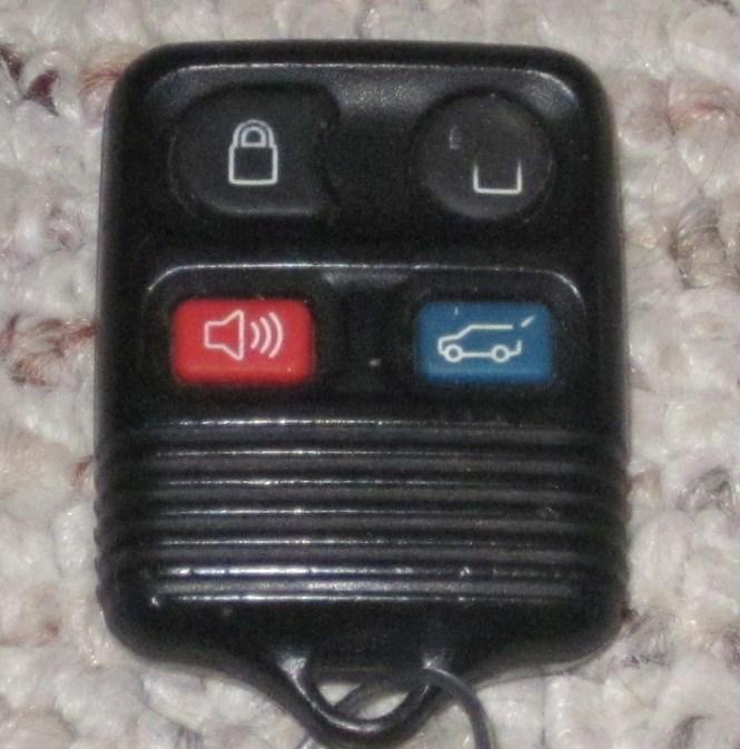 Ford lincoln mercury remote key fob 1l2t-15k601-aa - see models below