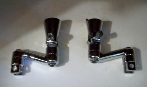 Softail adjustable foot peg brackets