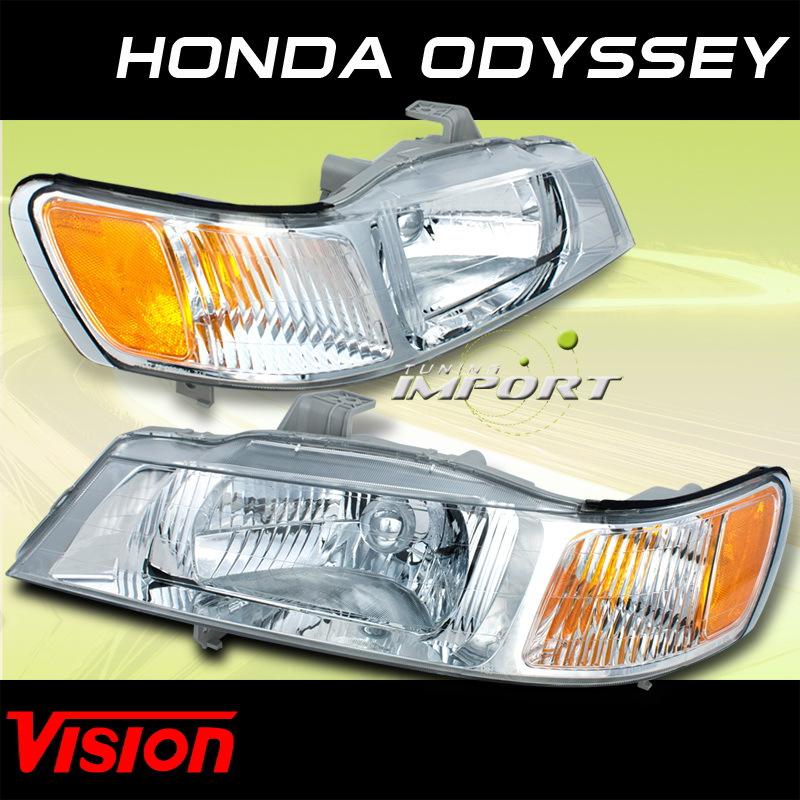 99 00 01 02 03 04 honda odyssey suv sport style pair l+r vision head lights