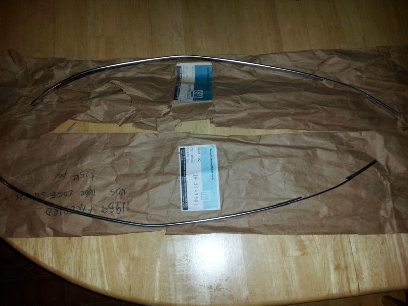 Nos 1969 firebird trans am camaro door edge guards, original gm pair