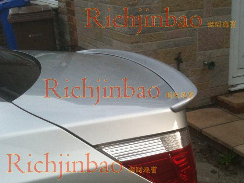 Painted code 668 a style trunk spoiler for bmw e60 sedan 2008 2010 facelifted