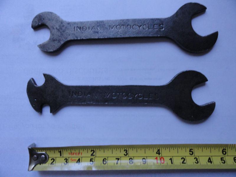 Vintage indian motorcycle motorcycles wrench set 2 wrenches