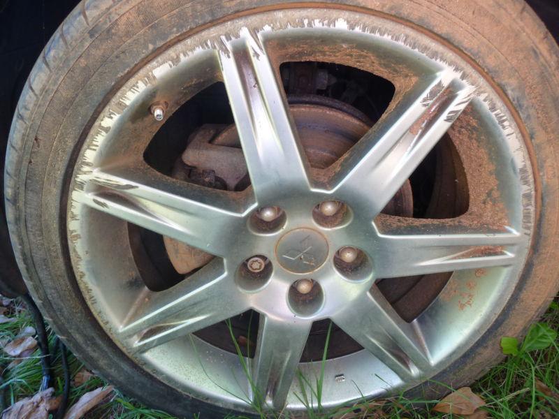 Mitsubishi eclipse galant 18" sword silver dark  oem rim wheel 06 2007 2008 