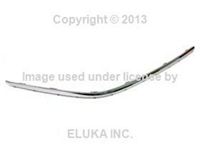 Bmw genuine impact rubber moulding strip cover chrome front right e65 e66