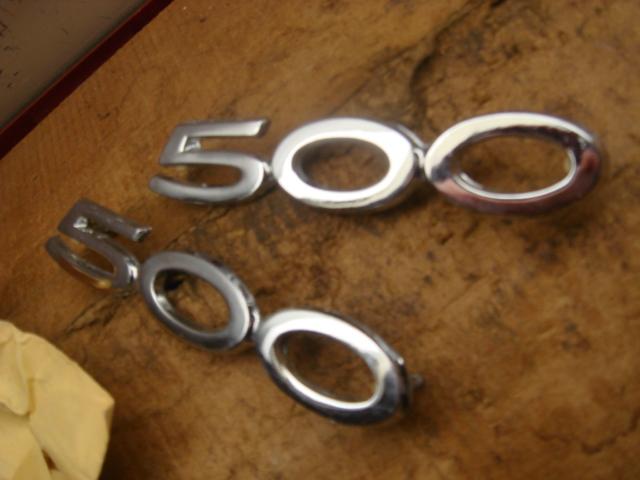 60s ford number (500) name plates new nos ford 