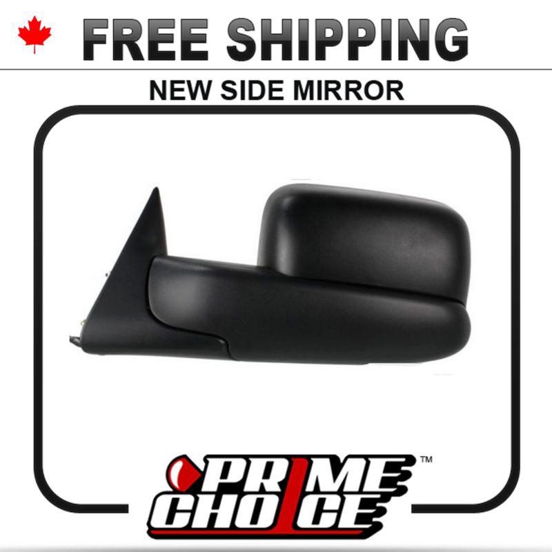 New power heated left driver side towing mirror