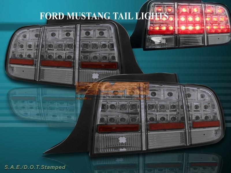 05 06 07 ford mustang smoke led tail lights