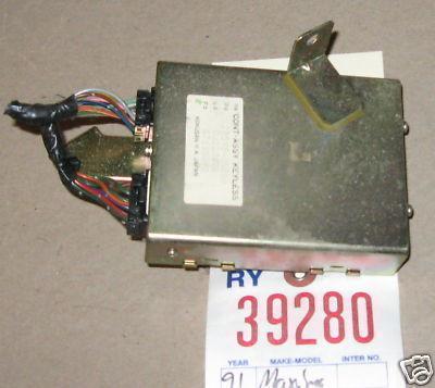 Nissan 91 maxima keyless entry control module 1991