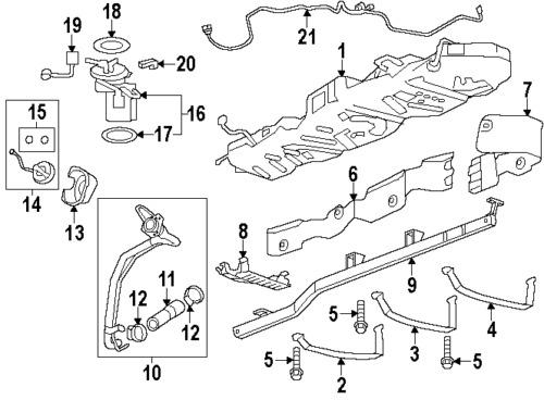 Buick 22753589 genuine oem factory original fuel gauge sending unit