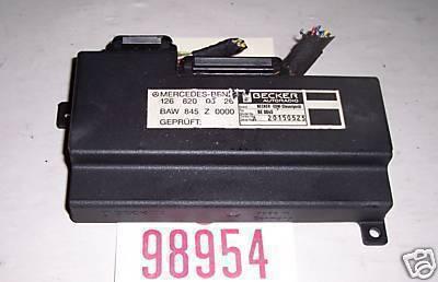 Mercedes 90 300se auto radio module/unit 1268200326 1990