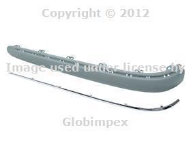 Mercedes w211 e-class rear left bumper impact strip genuine oem new + warranty