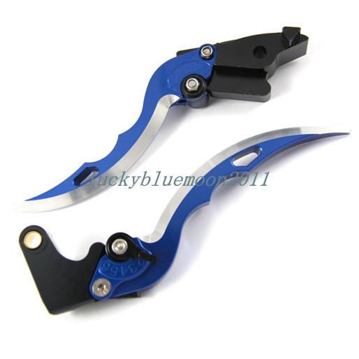 Cnc blade brake clutch lever for honda cbr1000rr 2008-2011 2009 2010 blue