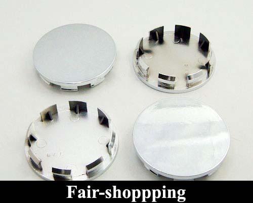 60mmx56mm wheel center caps chrome finished hub caps 4 pcs (1 set)