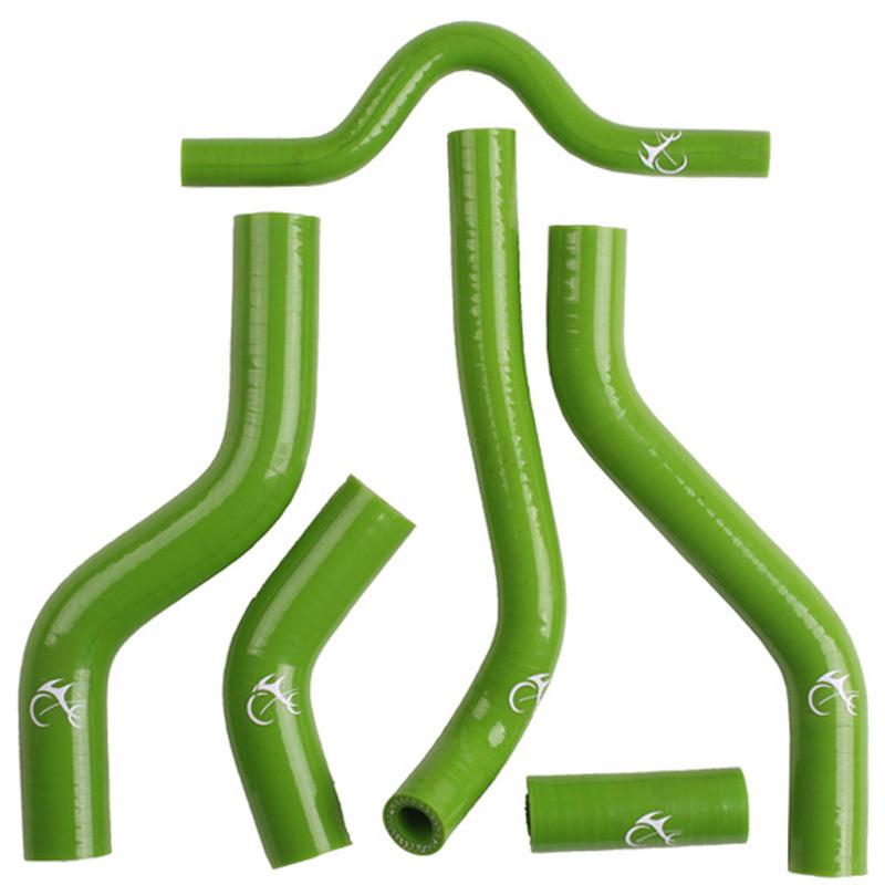 For kawasaki kxf450 kxf 450 silicone green radiator hose kit 2006